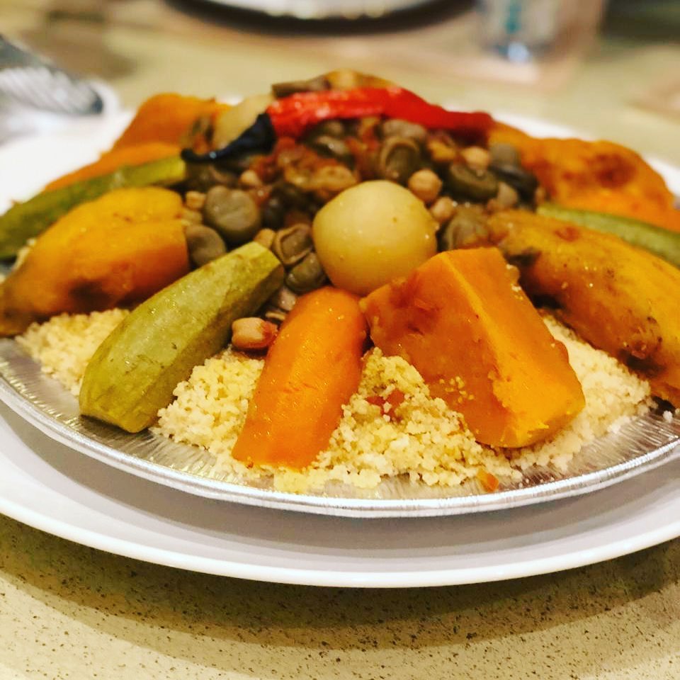 كسكسو اللحم بالخضار