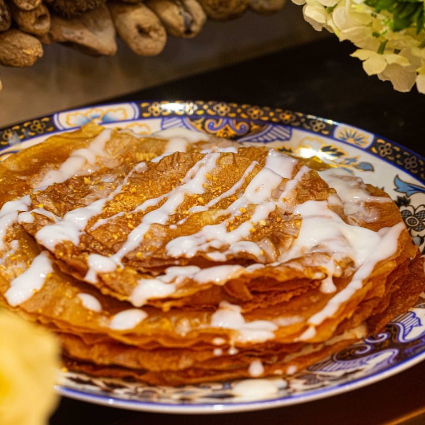 جوهرا كريمة الحليب باللوز والقرفة #riyadh #مغربي #حلى #كوزينة