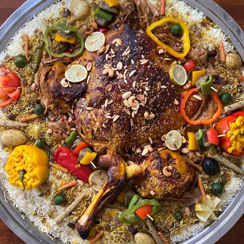 ربع نعيمي محشي ورق عنب بدبس الرمان