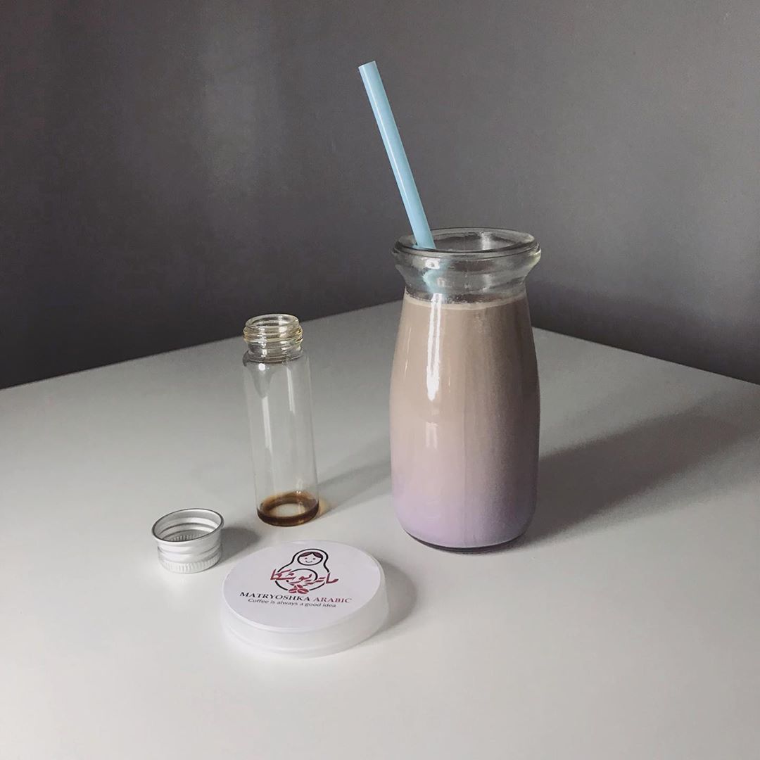 Rose latte
