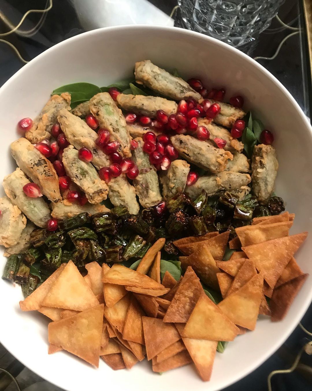 سلطة الباميا #سلطات_وبقول #باميا #سلطات