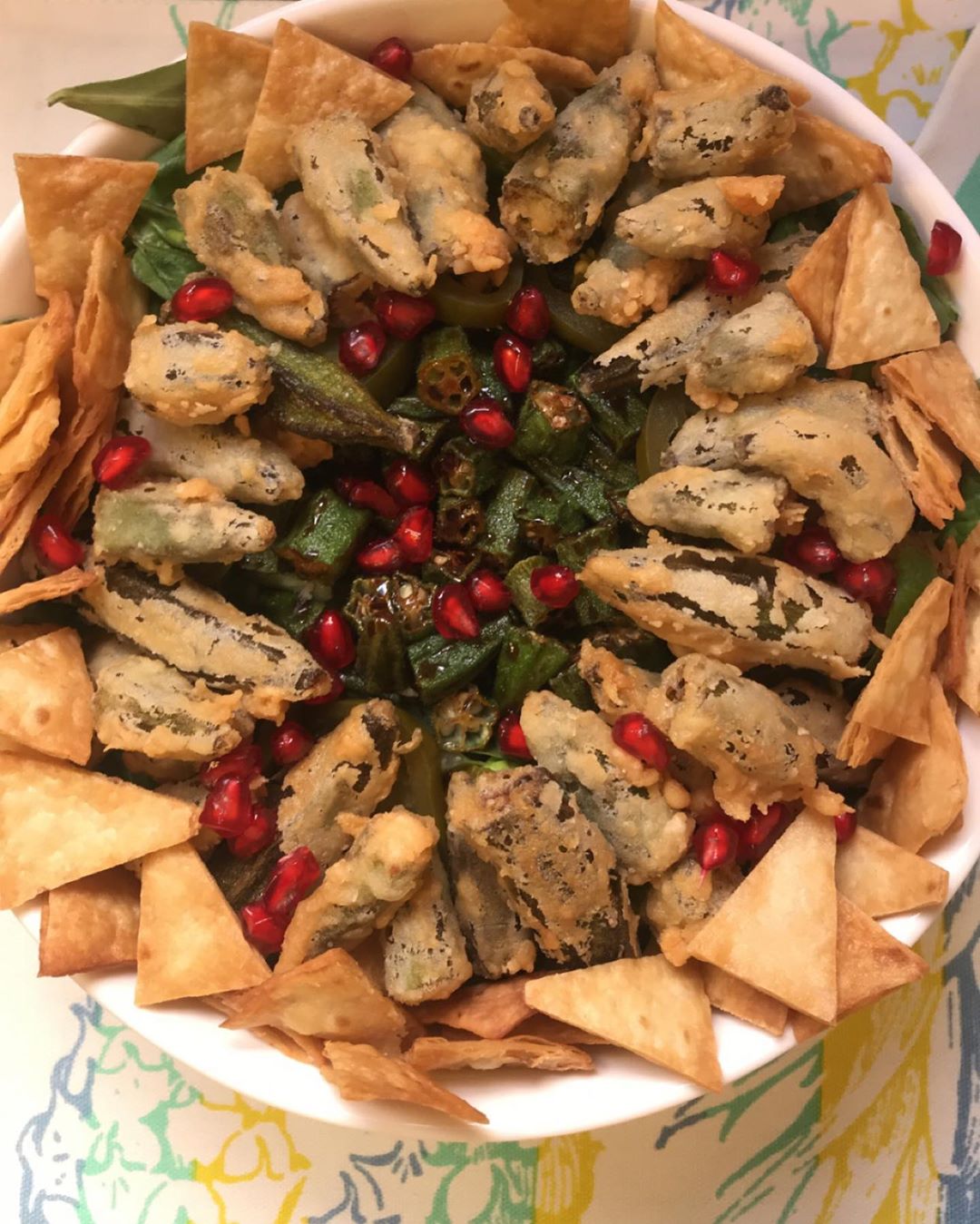 سلطة الباميا لعشاق الباميا .. الأكثر طلبا #سلطة_باميا