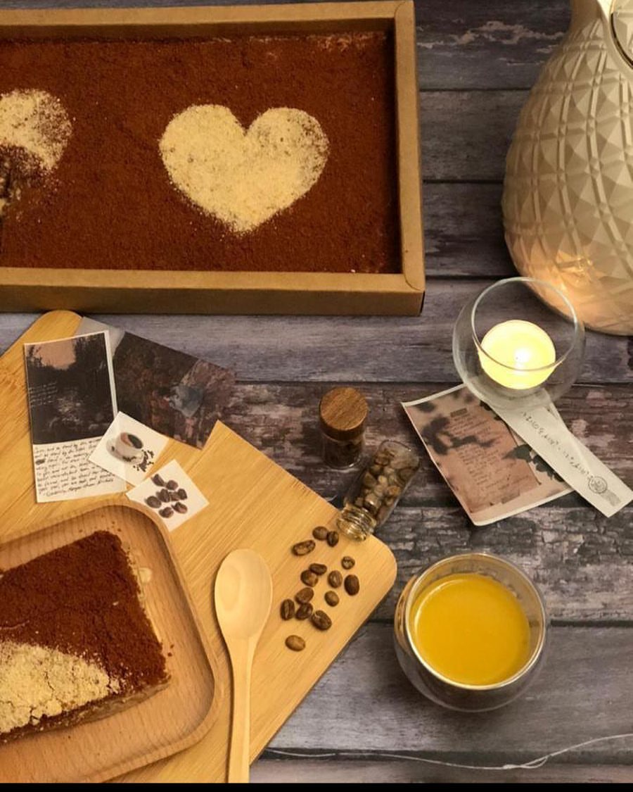 لحقتو على العرض؟ مع قهوة المغرب يبيلها كيكة اللاتيه❤️