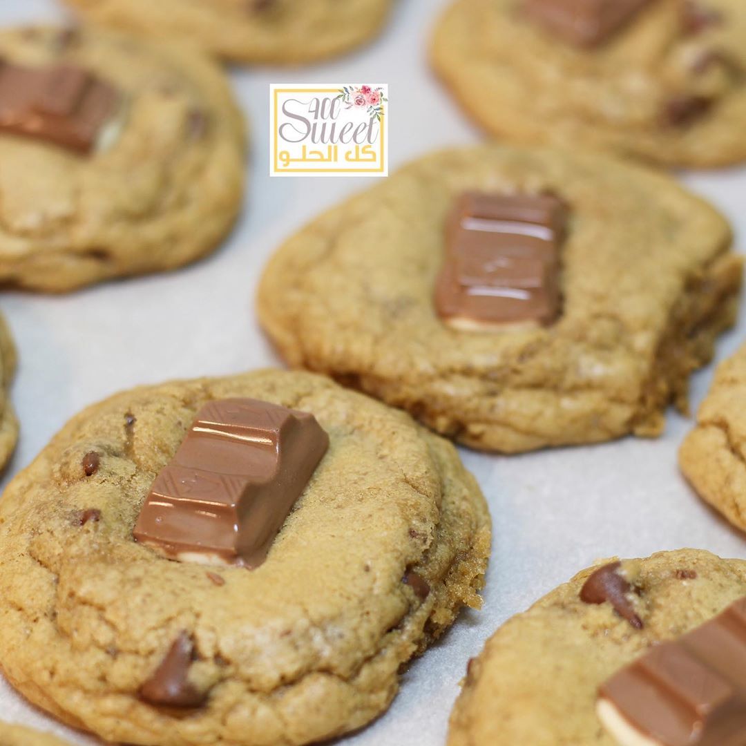 . كوكيز كرسبي . ‏#cookies #baking #sweet #dessert #كوكيز #chocolate #تشوكلت #كوكيز_محشي #ك