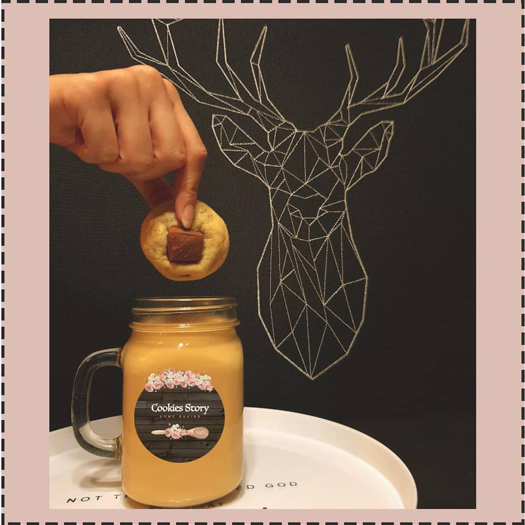 يحتاجلها تغميسة #riyadhseason #dessert #cookies #cafe #موسم_الرياض #كوكيز #حلى #كافيهات_ال