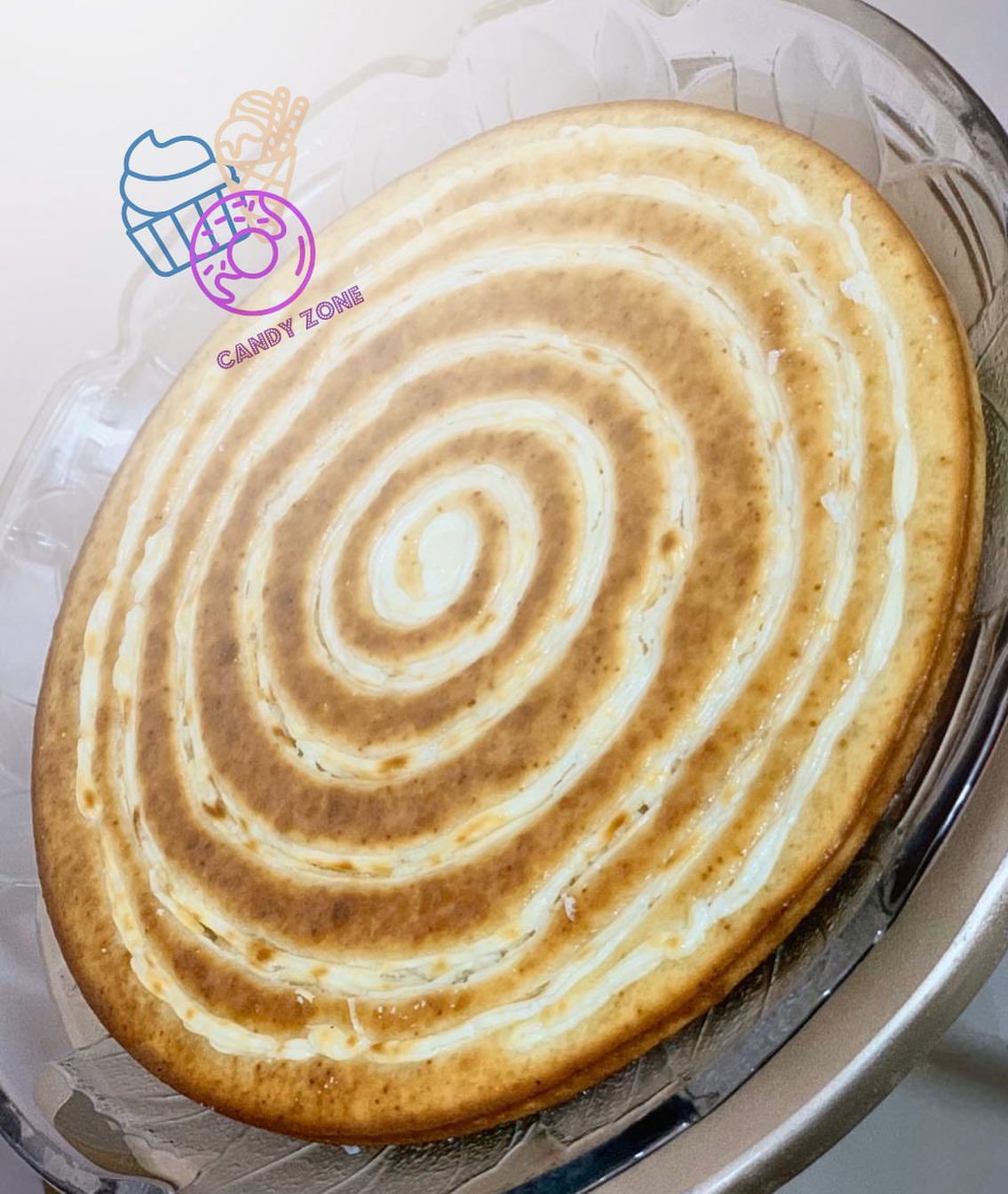 جديدنا.. الحلزونية بالجبن#حلى_قهوة #حلى_سريع #حلوياتي #جبن #شيرة