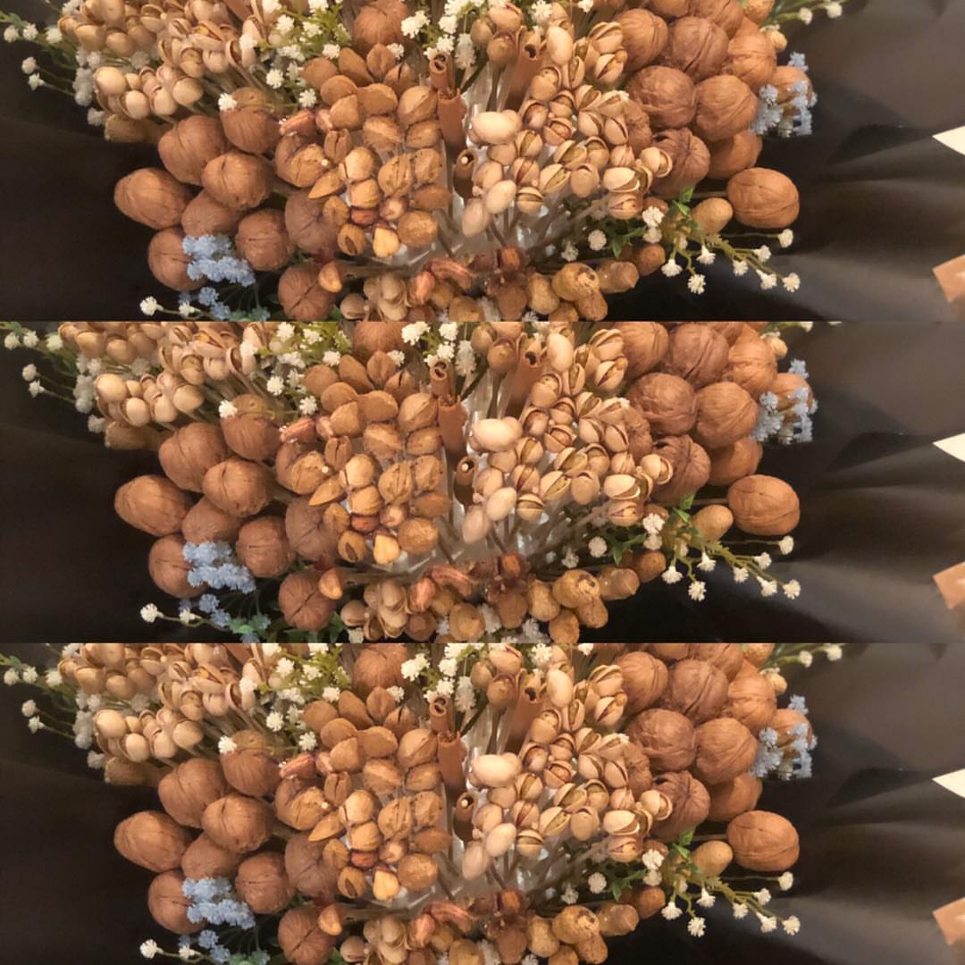 كيكة ايس كريم حلاوة طحينية بالفواكه