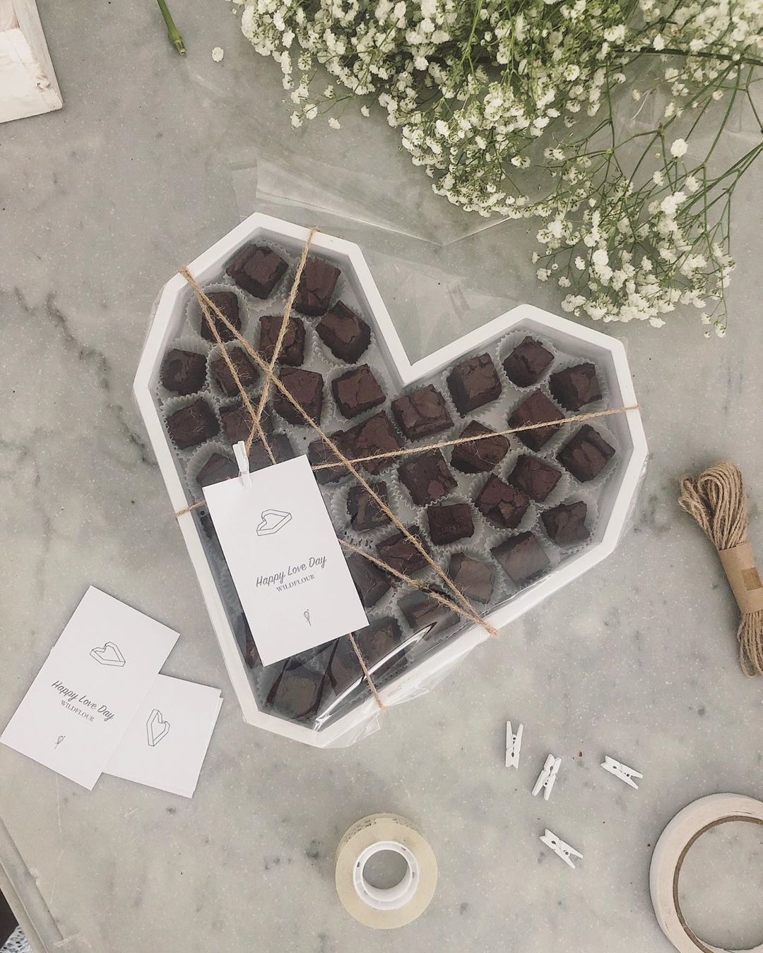 Each hand-wrapped and made with so much love Few pieces left of the Love Day Tray . . . .
