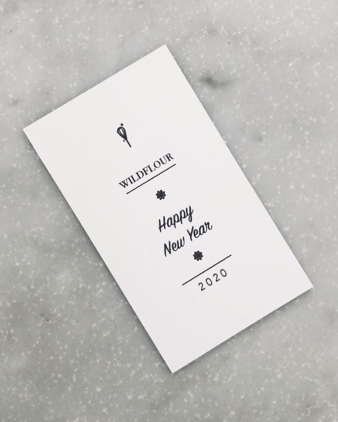 Happy New Year from Wildflour #2020 — . . . #happynewyear2020 #newyearcard #bakerylove #gi