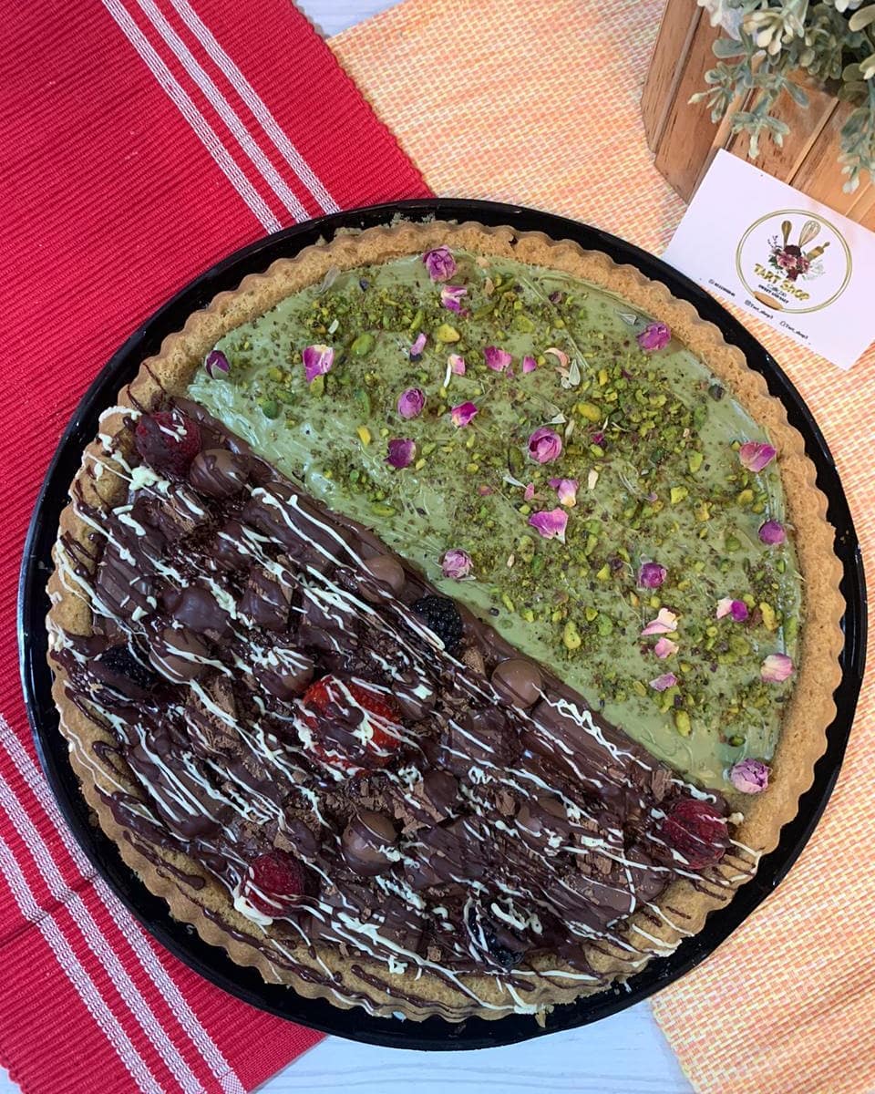تارت الكوكيز #ميني_تارت_كوكيز #ميني_تارت_فلافل #الدمام #الخبر #حلا_مالح #تارت_حلو #تارت_فل