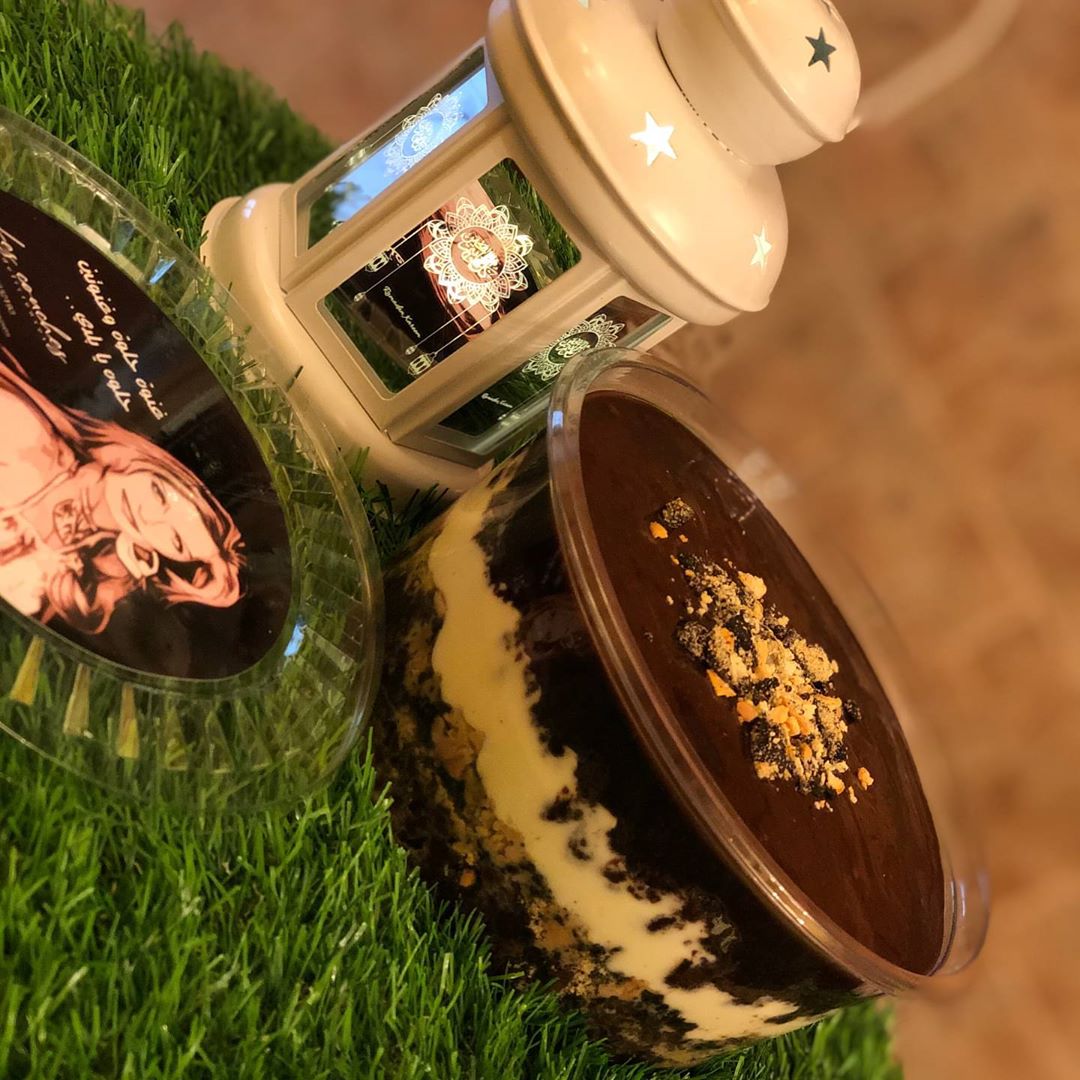 ترايفل تشوكليت #لي_كوش_ديليسيوز #ورق_عنب #جدة #رمضان_كريم #خليك_بالبيت #أزمة_كورونا #توصيل