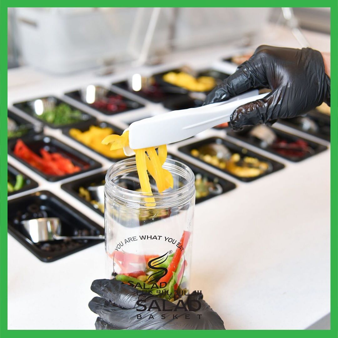 We have varied, nutritious and useful salads with everything in them #salad #riyadh