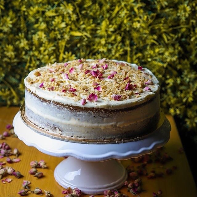Carrot cake 10 inch price 120rs #maz_bakery