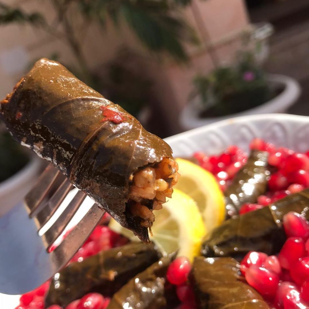 #ورق_عنب #ورق_عنب_بدبس_الرمان_والليمون #ناطع_ولذيذ #لذاذه_تستحق_التجربه #بف_دجاج #مفرزنات_