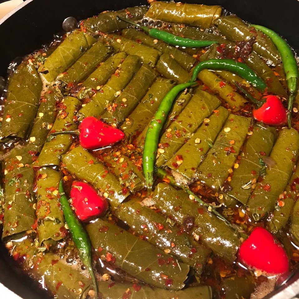 #ورق_عنب #ورق_عنب_بدبس_الرمان #سبايسي #مناسبات #جده#مفرزنات#اسر_منتجه #تجمع_بنات_جده #كوفي
