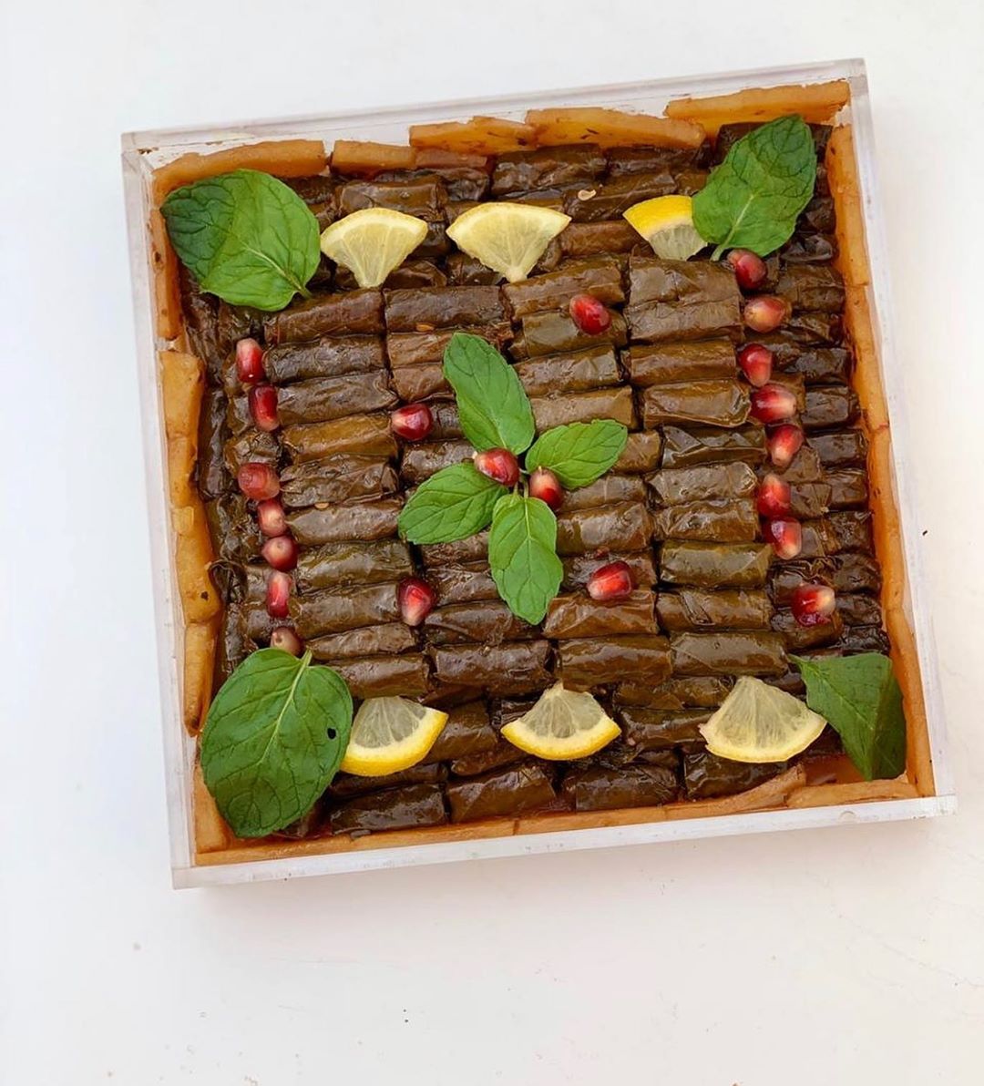Mini stuffed grape leaves