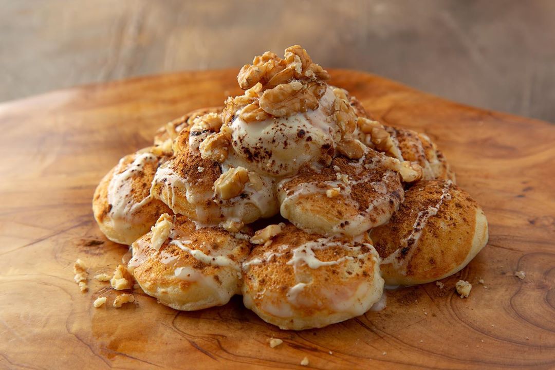 One of our best seller is the Cinnamon pancakes