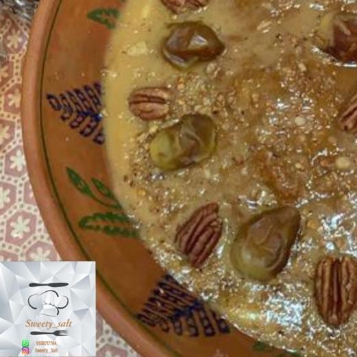 بوينغ كيكة التمر بالكراميل #حلويات #استراحات #قهوه #مناسبات#افكار #مدارس#جمعات_بنات #جمعات