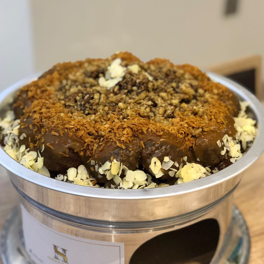 بودينغ الكرواسون بالقرفة والشوكولاتة✨