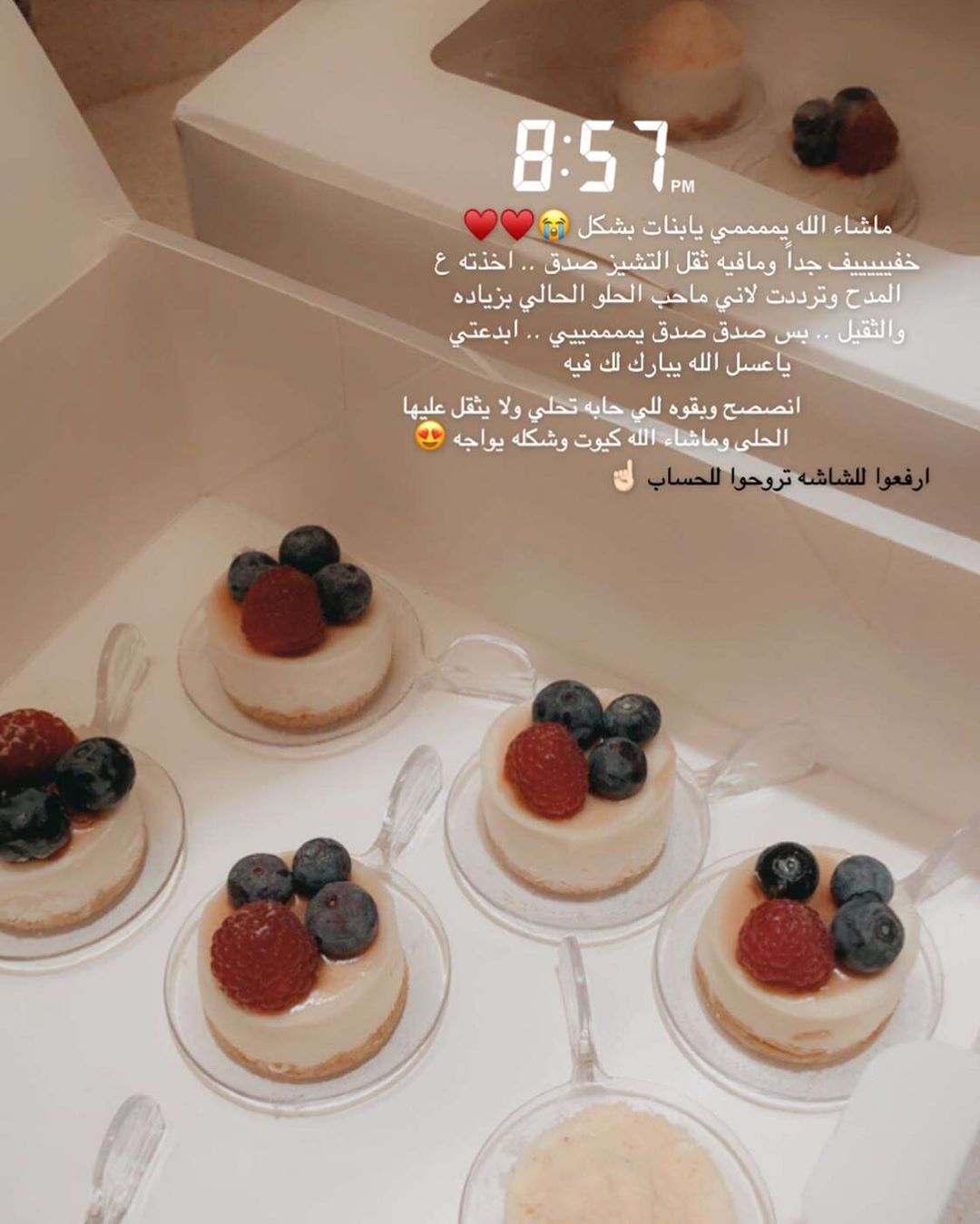 رأي زبونتي يعطيها العافية #ميني_تشيز #تشيز_كيك #تشيزكيك