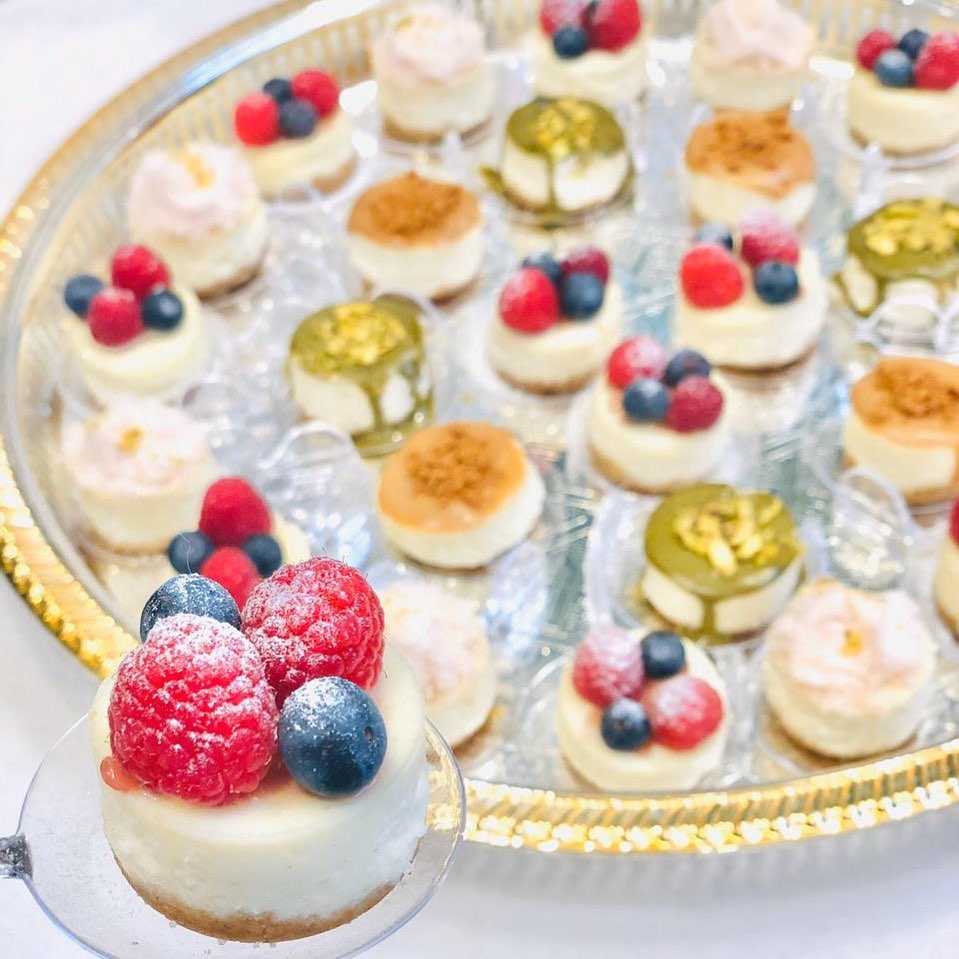 Mini cheesecake ميني تشيز كيك لجمعاتكم ومناسباتكم #ميني_تشيز #تشيز_كيك #تشيزكيك