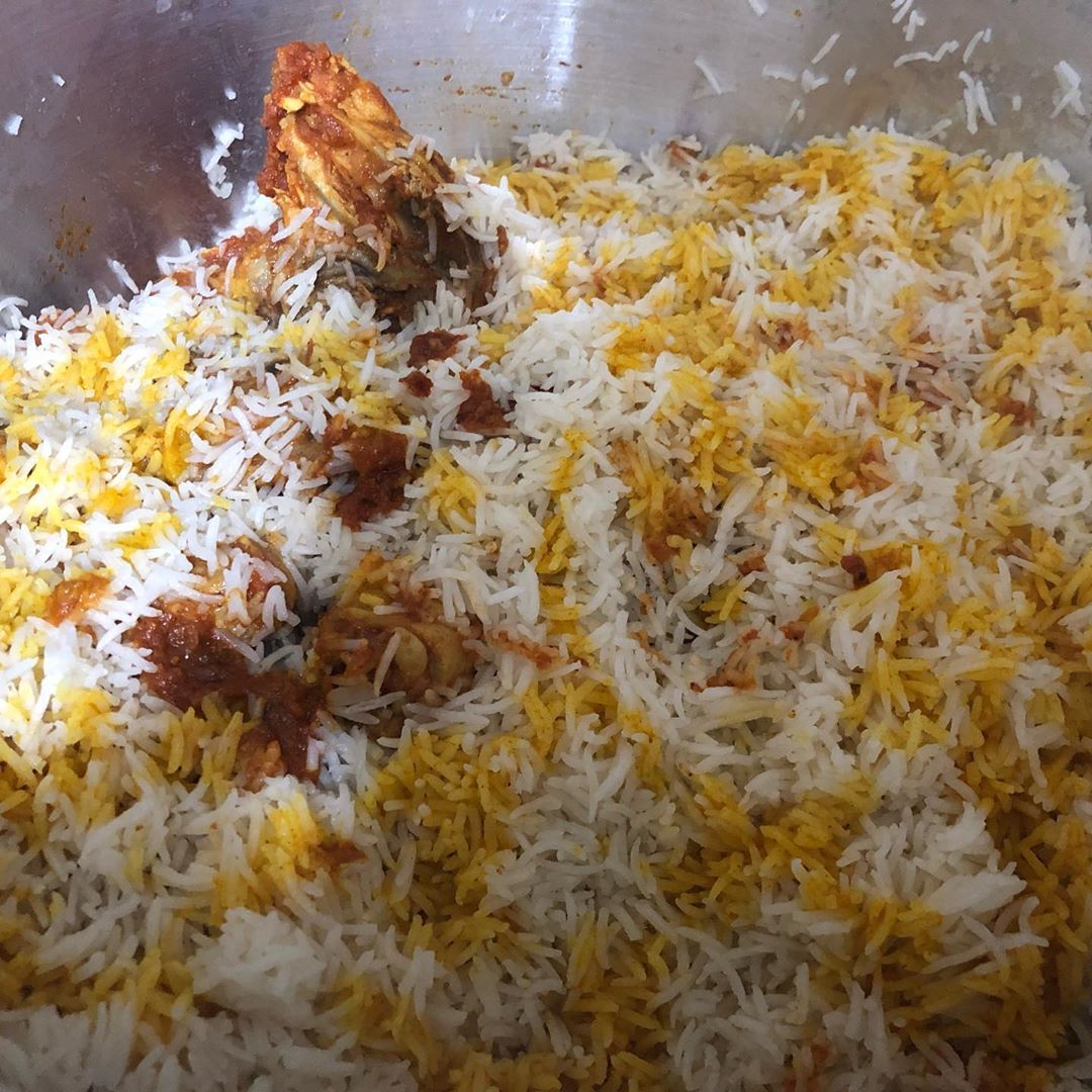 تجهيز طلب رز برياني بحريني #رز_بحريني#بازار_للرياض#اسرة_منتجة#مطاعم#مطاعم_الرياض#اكل#اكل_ب