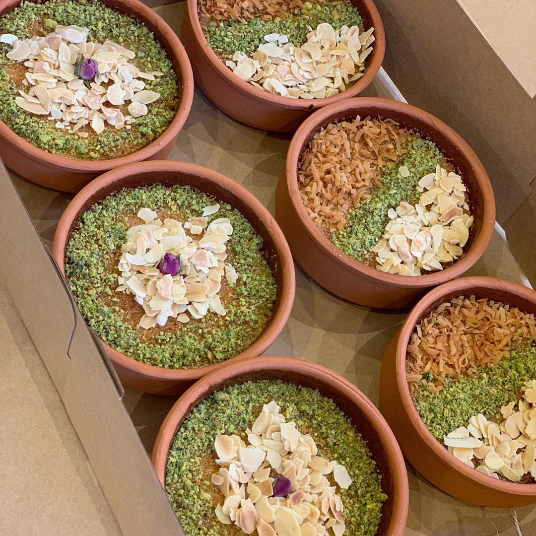 ▫️ميني بسبوسة الطيبيين . . . . #الرياض #طلعة_الخميس #الثلاثاء #مخيم #الثمامة #حلا_قهوة #حل
