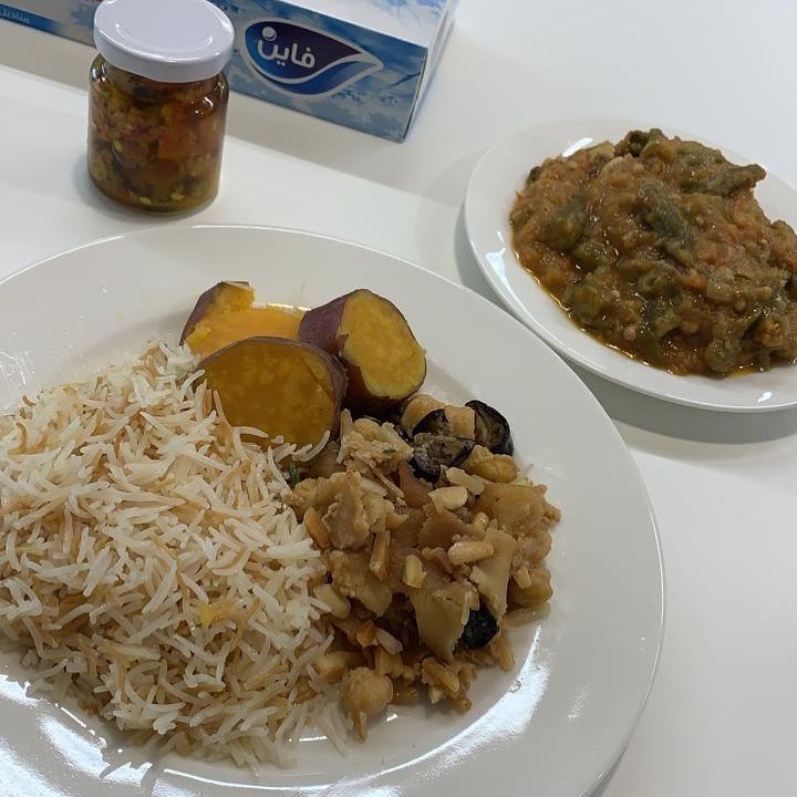 مع أي وجبة