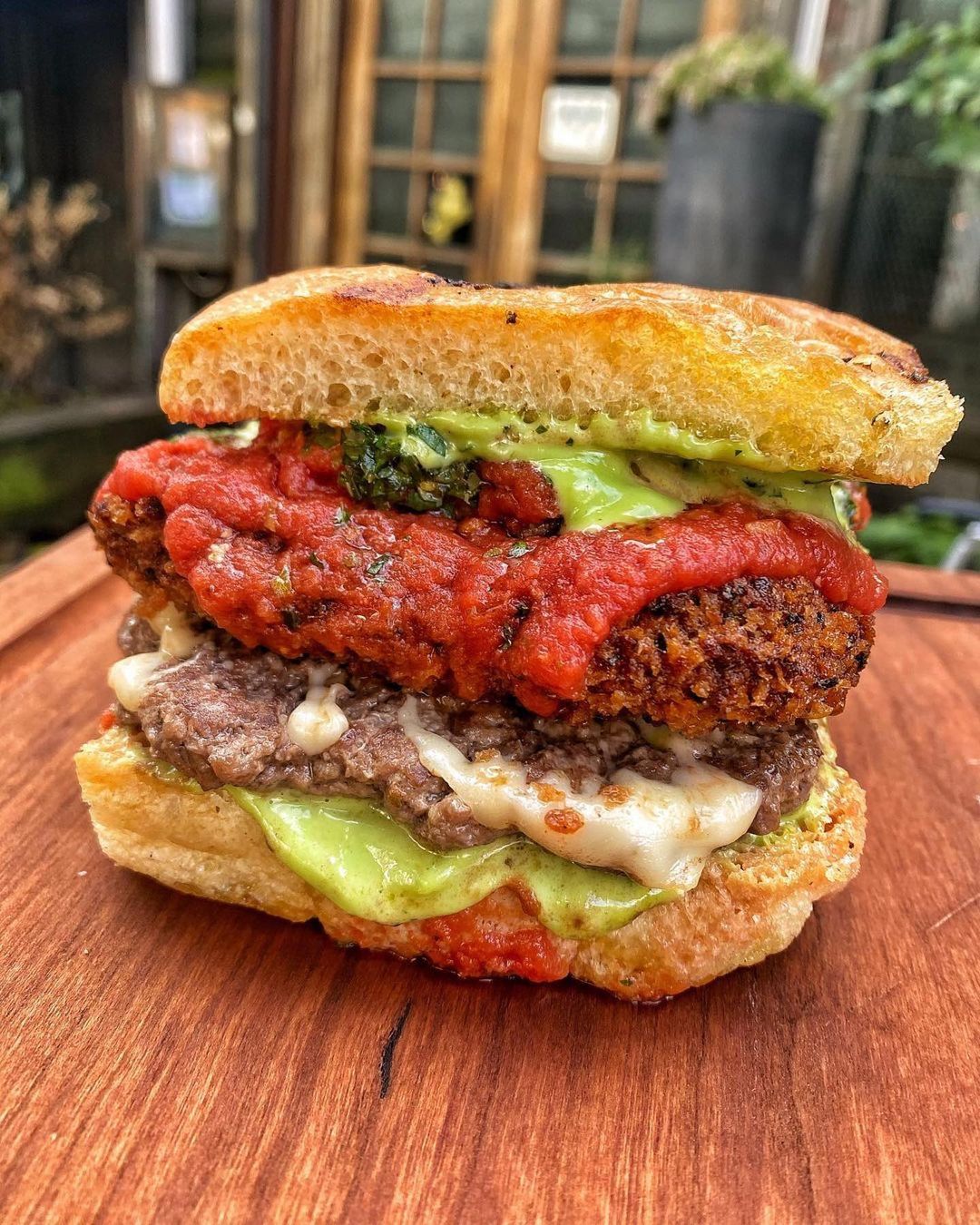 Craving a burger We got the place for you! Swipe left for deliciousness. Their all-new FRI