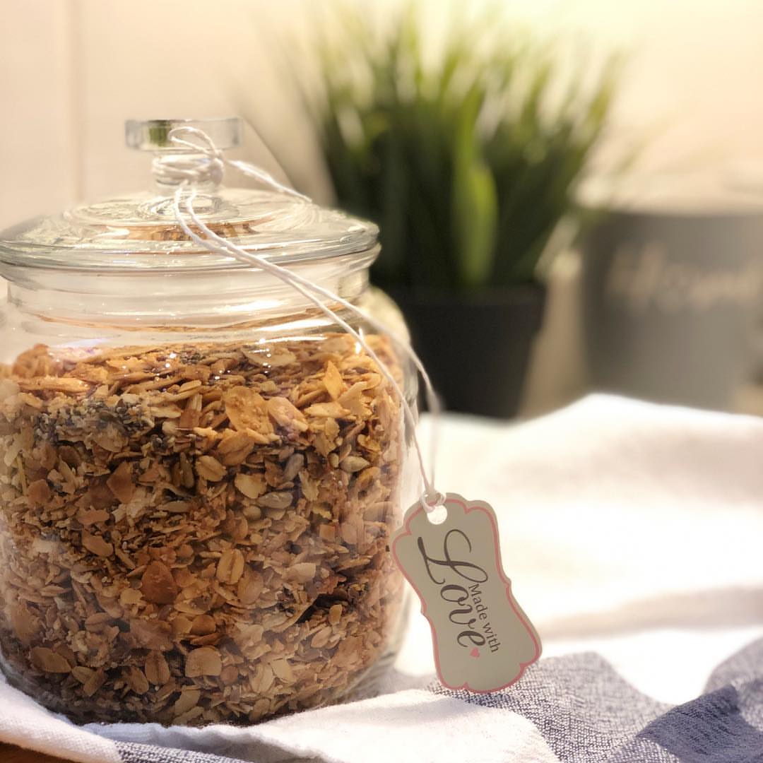 Prepared for the upcoming busy days . . . . . #granola #healthy_granola #healthy_snack #ho