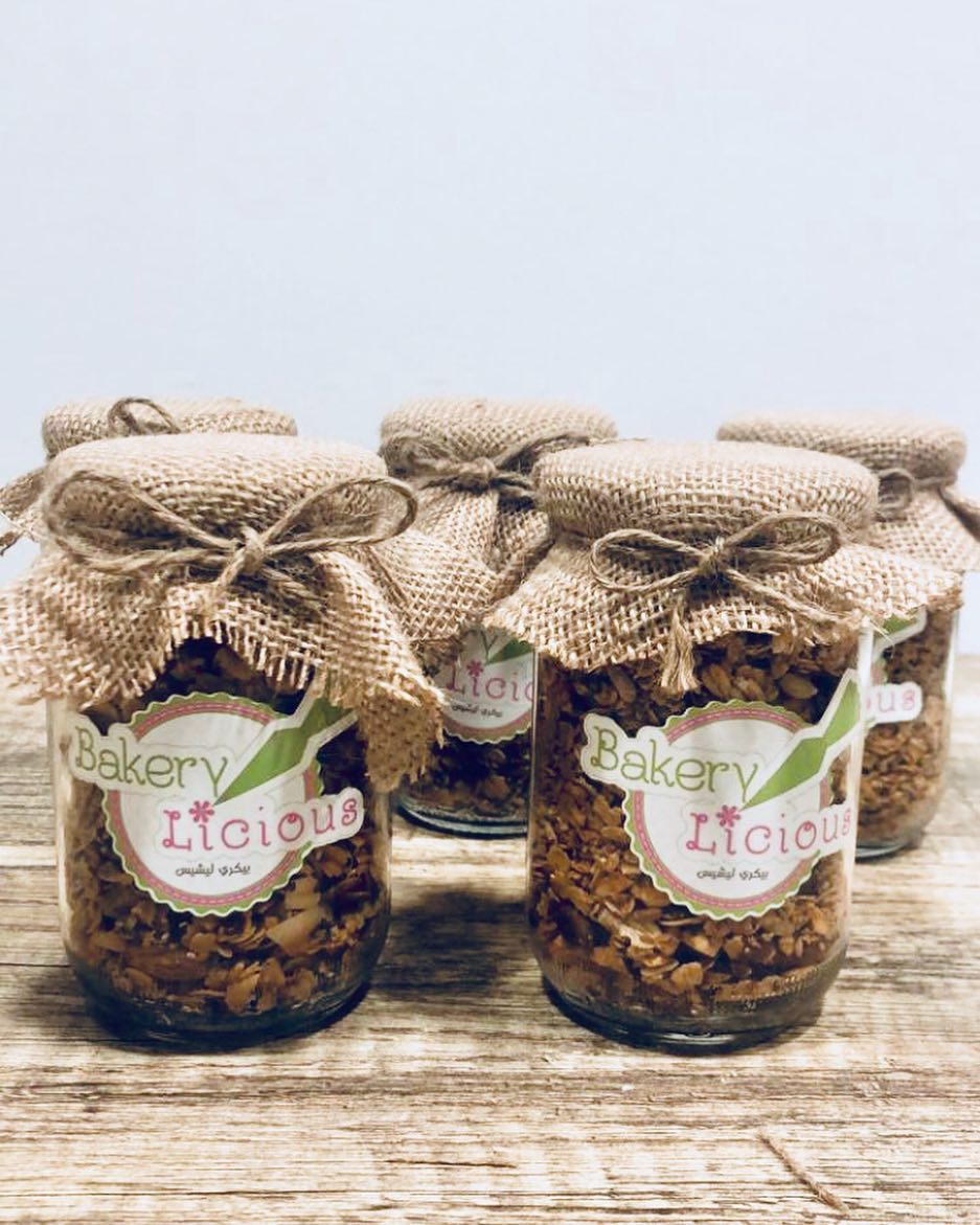 Our Delicious Granola #bakerylicious #bakery #baking #granola #nuts #pecan #walnut #almond