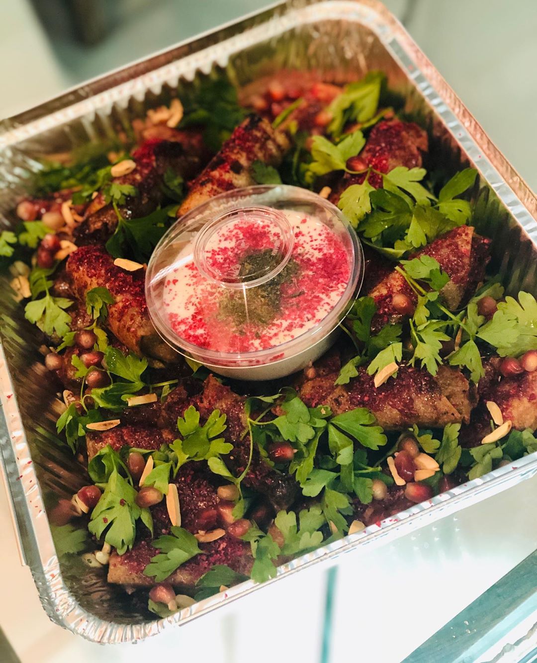 طلبية صحن مسخن صغير #كرز_كتشين