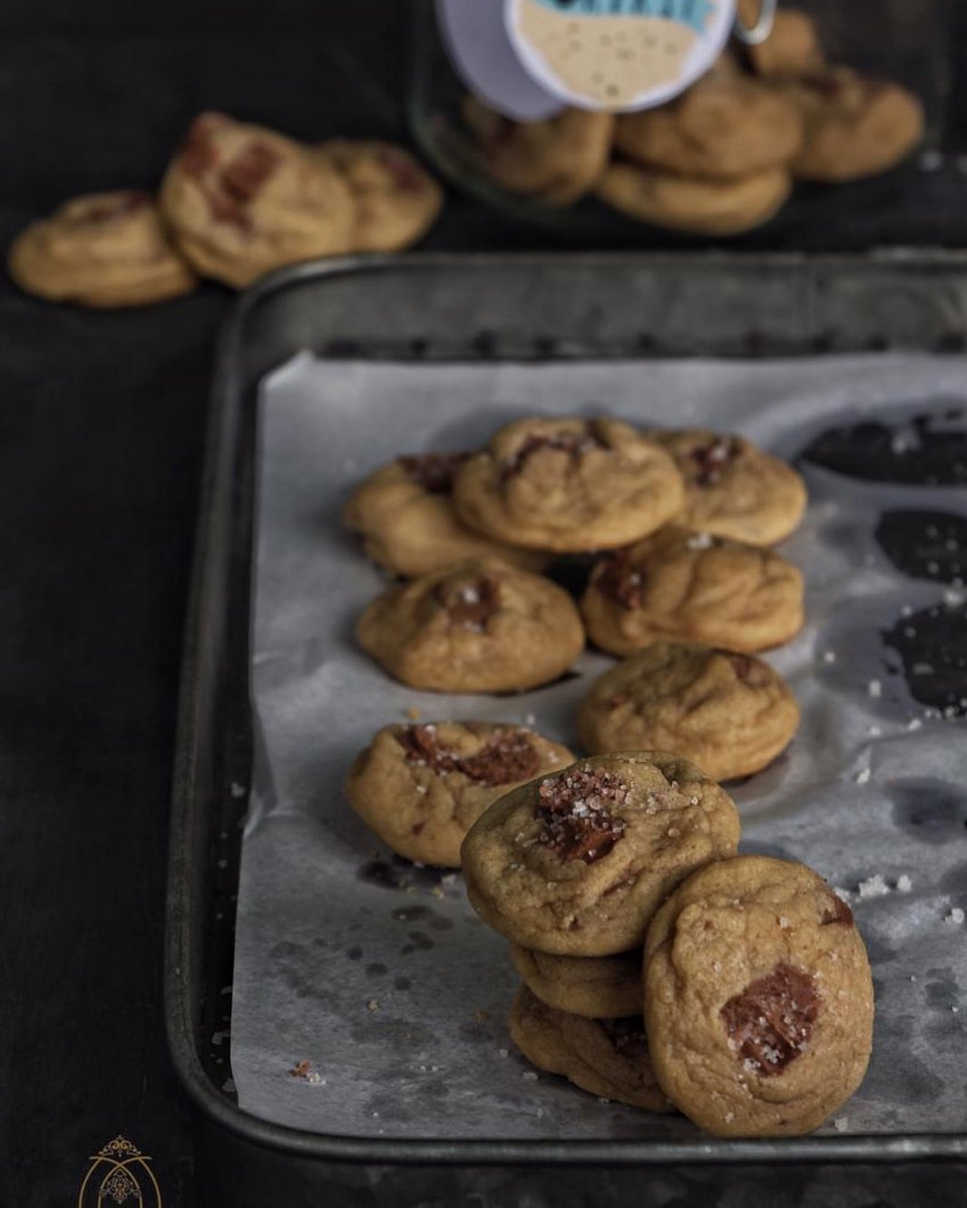 Salted cookies✨ حبينا نشكر اصدقاء كيكز لتفاعلهم معنا بالبوست السابق ونهدي كل وحده جار كوك