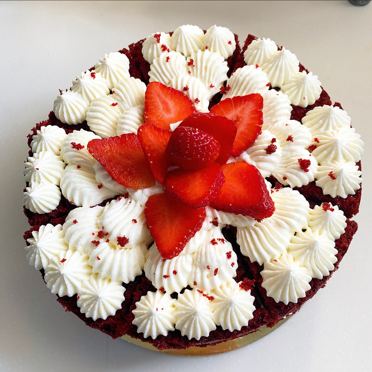 كيكة ريد فيلبيت | red velvet cake