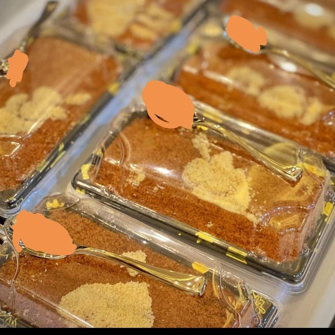حلا لاتية الصحن الواحد يكفي شخص صحن بخمسة ريال٥ و٤صحون ب١٥