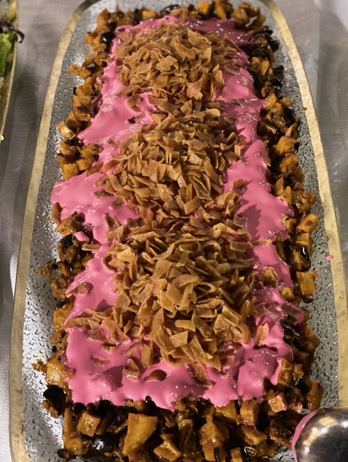 فته بالباذنجان.
