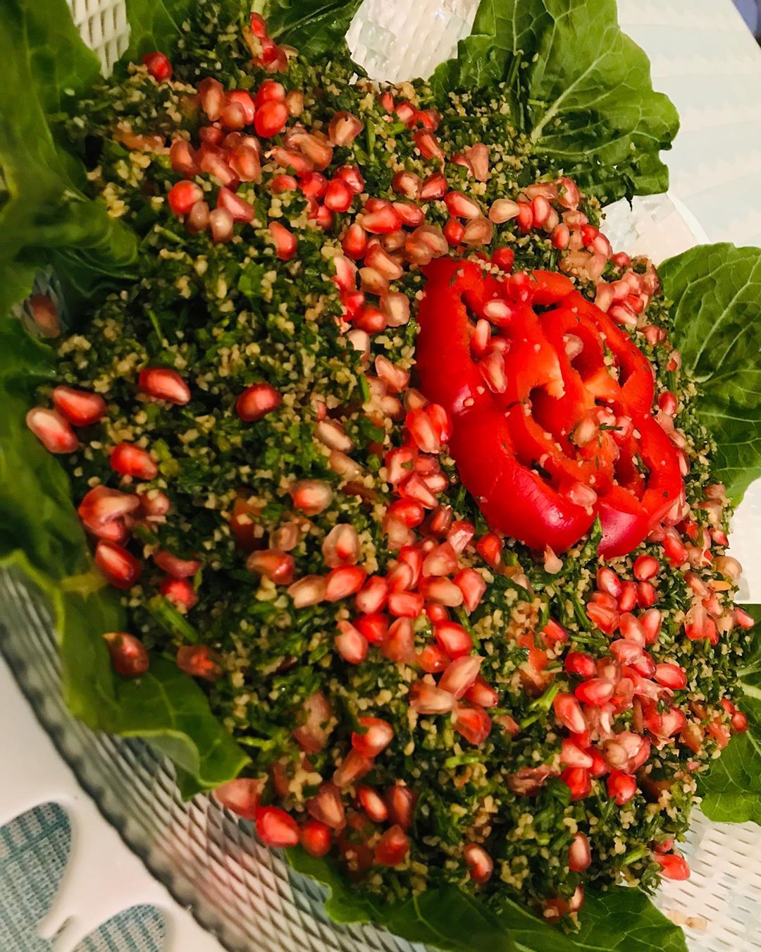 تبوله ‍ - - - - - #طبخ #مطبخي #طبخ_بيت #بوفيهات #تقديمات #عزايم #اكلات_بيت #اكلات_عالمية #