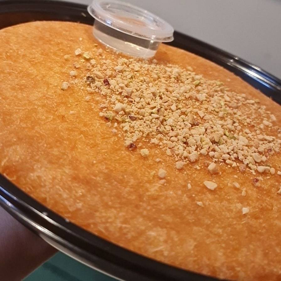 كنافه بالقشطه