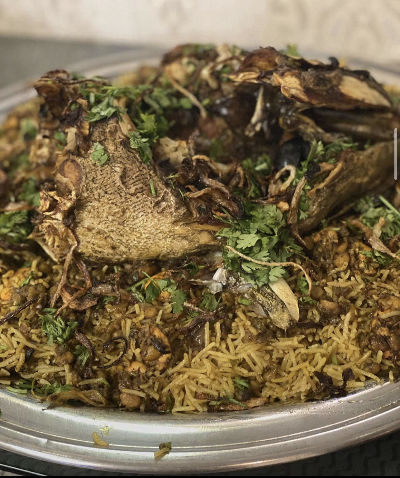كبسة هامور ب حشو الروبيان