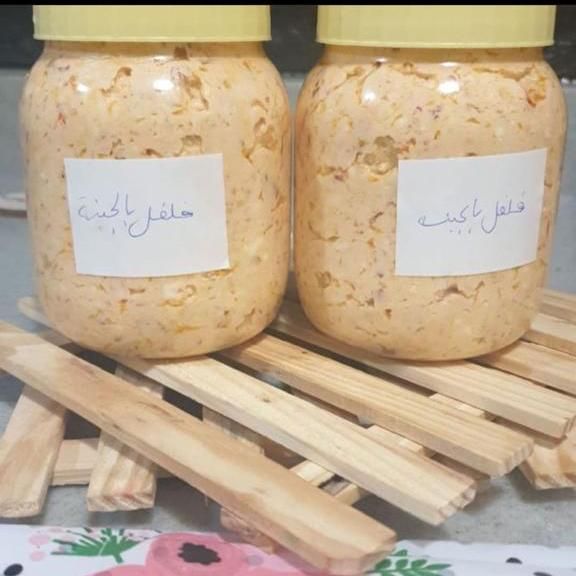 جبنة بالفلفل من المقبلات ع فطور أو توضع كصوص ع البطاطس المسلوقه أوالمكرونه