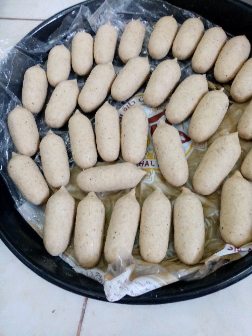كبة مقلية دجاج ٢ مفرز ٢ونص مقلي لحم ٣ مفرز و٣ونص مقلي