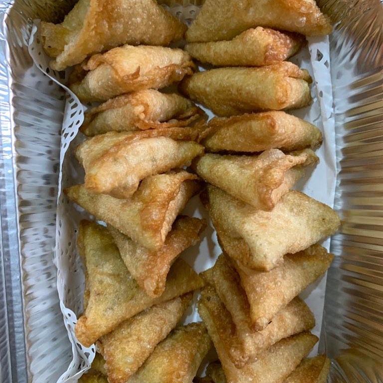 سمبوسه دجاج +جبن