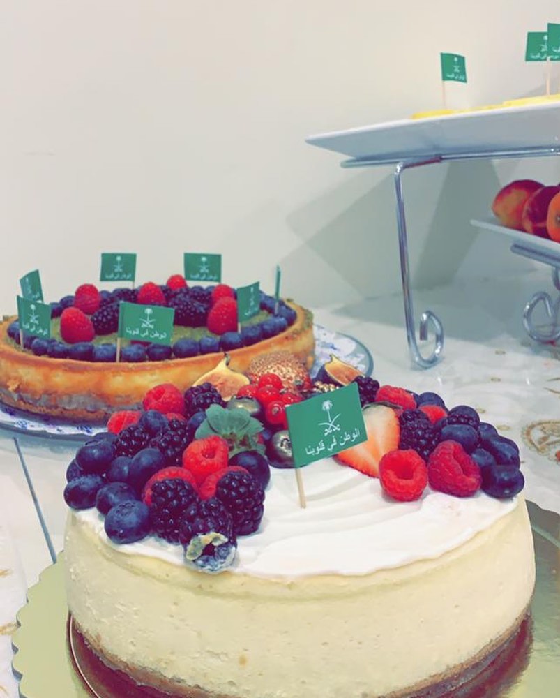 كل عام ووطنا بخير، بيري بومب تشيزكيك مشارككم بالاحتفالات