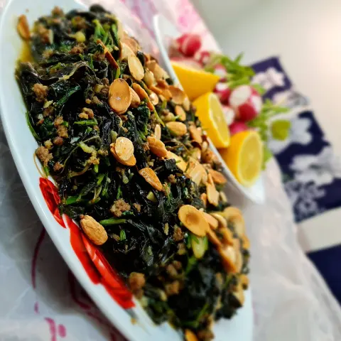ملوخية ورق