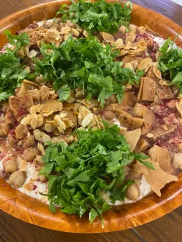 فتة حمص