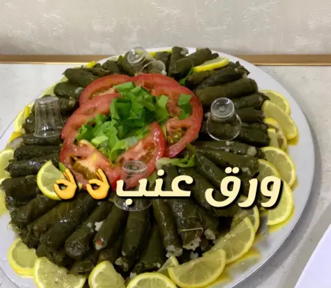 ورق عنب بزيت الزيتون