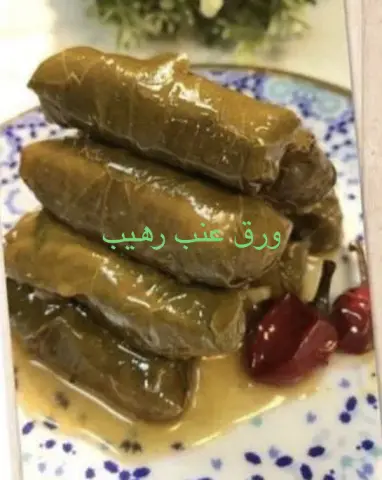 ورق عنب وليس كمثله ورق عنب خطير ولذيذ وبالخضار الطازجه