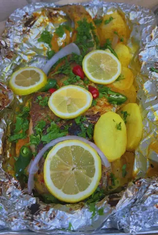 سمك مشوي