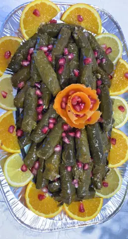 ورق عنب بالزيت