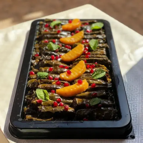 ورق عنب بدبس الرمان